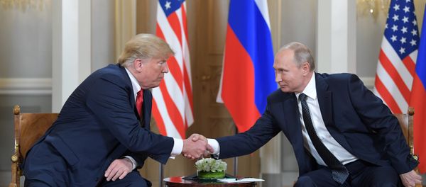 U.S. President Donald Trump meets with Russia's President Vladimir Putin in Helsinki, Finland, July 16, 2018 U.S. President Donald Trump meets with Russia's President Vladimir Putin in Helsinki, Finland, July 16, 2018 - Sputnik International