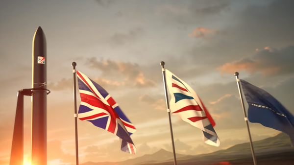 Illustration of UK's spaceport as depicted in video by Lockheed Martin - Sputnik International