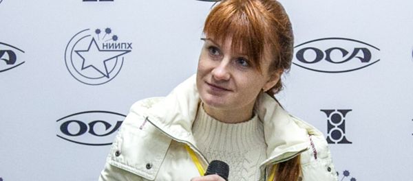 Mariia Butina, leader of a pro-gun organization, speaks on October 8, 2013 during a press conference in Moscow Mariia Butina, leader of a pro-gun organization, speaks on October 8, 2013 during a press conference in Moscow - Sputnik International