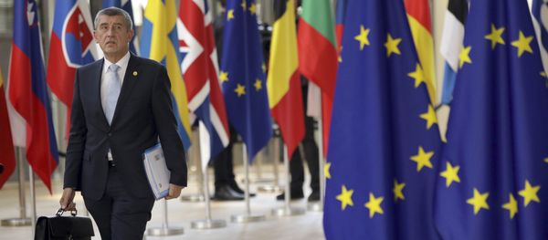 Czech Republic's Prime Minister Andrej Babis arrives for an EU summit at the Europa building in Brussels, Thursday, June 28, 2018 - Sputnik International