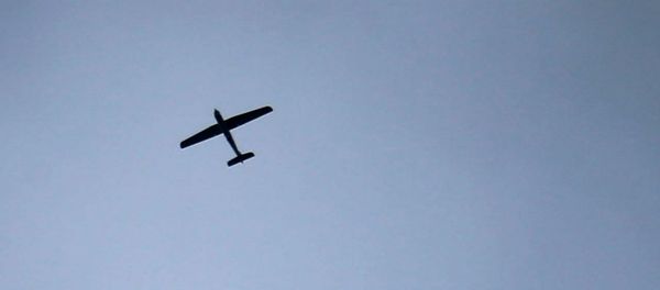An unmanned aerial vehicle (UAV) flying over the sky in the besieged Eastern Ghouta region on the outskirts of the capital Damascus(File) An unmanned aerial vehicle (UAV) flying over the sky in the besieged Eastern Ghouta region on the outskirts of the capital Damascus(File) - Sputnik International