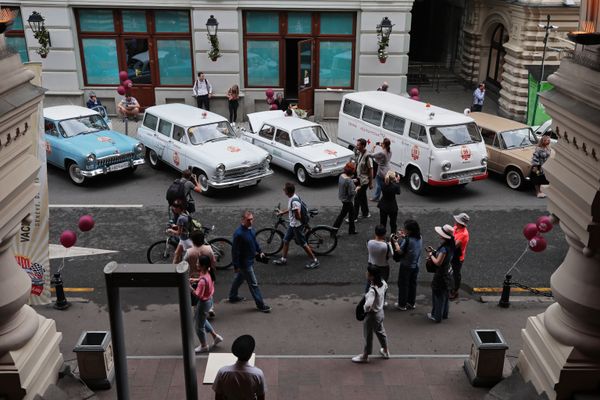 From USSR With Love: Vintage Cars on Display in Moscow - Sputnik International