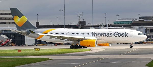 Thomas Cook Airlines Airbus A330-243 (G-VYGK) at Manchester Airport Thomas Cook Airlines Airbus A330-243 (G-VYGK) at Manchester Airport - Sputnik International