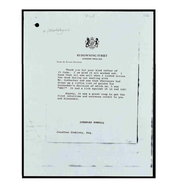 Powell Letter to Dimbleby about successful lobbying of their request Powell Letter to Dimbleby about successful lobbying of their request - Sputnik International