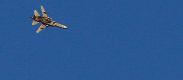 A war jet flies above Syria near the Israeli Syrian border as it is seen from the Israeli-occupied Golan Heights, Israel July 23, 2018 A war jet flies above Syria near the Israeli Syrian border as it is seen from the Israeli-occupied Golan Heights, Israel July 23, 2018 - Sputnik International