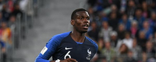 France's Paul Pogba runs during the World Cup semifinal soccer match between France and Belgium at the Saint Petersburg Stadium, in St.Petersburg, Russia, July 10, 2018 - Sputnik International