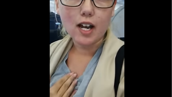 Elin Ersson Protests an Afghan Man's Deportation from Sweden Aboard Her Flight to Istanbul Elin Ersson Protests an Afghan Man's Deportation from Sweden Aboard Her Flight to Istanbul - Sputnik International