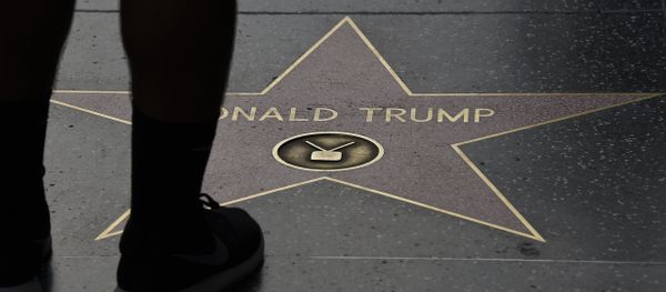(File) Republican presidential candidate frontrunner Donald Trump's star on the Hollywood Walk of Fame in seen, September 10, 2015 in Hollywood, California - Sputnik International