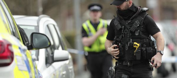 Police activity outside an address raided by officers from Britain's Counter Terrorism police in Dewsbury, England, Tuesday April 3, 2018. Two men are understood to have been arrested on suspicion of planning acts of terror Police activity outside an address raided by officers from Britain's Counter Terrorism police in Dewsbury, England, Tuesday April 3, 2018. Two men are understood to have been arrested on suspicion of planning acts of terror - Sputnik International