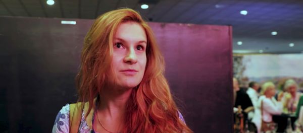 Accused Russian national Maria Butina speaks to camera at 2015 FreedomFest conference in Las Vegas, Nevada, U.S., July 11, 2015 in this still image taken from a social media video obtained July 19, 2018 - Sputnik International