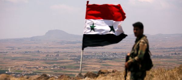 A soldier loyal to Syria's President Bashar al-Assad's forces is seen in Quneitra, Syria July 22, 2018 - Sputnik International