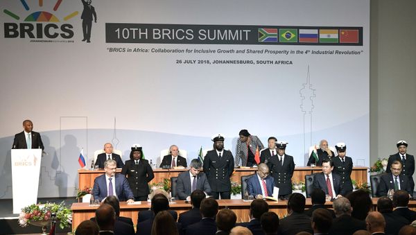 10th BRICS summit in Johannesburg, South Africa 10th BRICS summit in Johannesburg, South Africa - Sputnik International