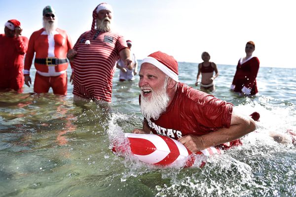 Participants of World Santa Claus Congress Denmark - Sputnik International