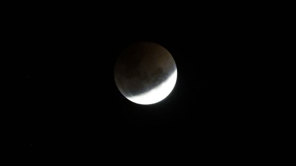 A blood moon rises over Johannesburg, South Africa, Saturday, July 28, 2018. Skywatchers around much of the world are looking forward to a complete lunar eclipse that will be the longest this century. The so-called blood moon Friday, when it turns a deep red, will be visible at different times in Australia, Africa, Asia, Europe and South America when the sun, Earth and moon line up perfectly, casting Earth's shadow on the moon. - Sputnik International