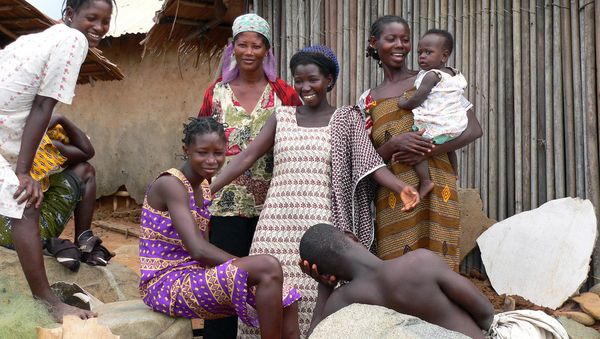 People in nearby village, Western Ghana - Sputnik International