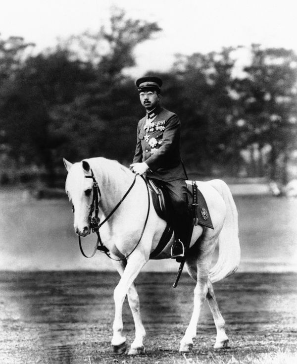 In this undated file photo, Japan's Emperor Hirohito rides a horse at the imperial palace in 1940. A newly released memo by a wartime Japanese official provides what a historian says is the first look at what was on the minds of Emperor Hirohito and Prime Minister Hideki Tojo on the eve of the fateful 1941 attach on Pearl Harbor that thrust the U.S. into World War II. In this undated file photo, Japan's Emperor Hirohito rides a horse at the imperial palace in 1940. A newly released memo by a wartime Japanese official provides what a historian says is the first look at what was on the minds of Emperor Hirohito and Prime Minister Hideki Tojo on the eve of the fateful 1941 attach on Pearl Harbor that thrust the U.S. into World War II. - Sputnik International