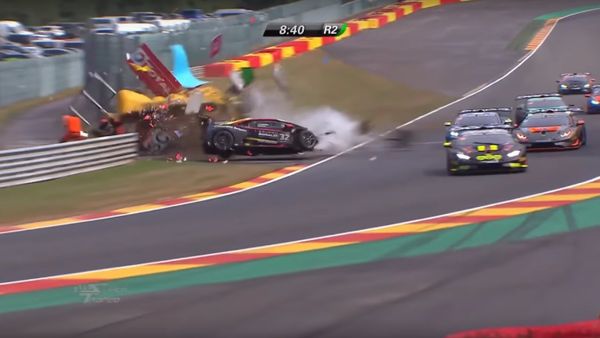 Lamborghini Super Trofeo Europe 2018 - Spa - Race 2 (Crash) - Sputnik International
