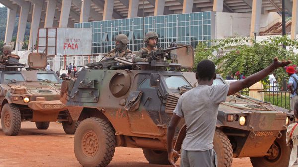 French peacekeeping soldiers patrol the city of Bangui, Central African Republic (File) - Sputnik International