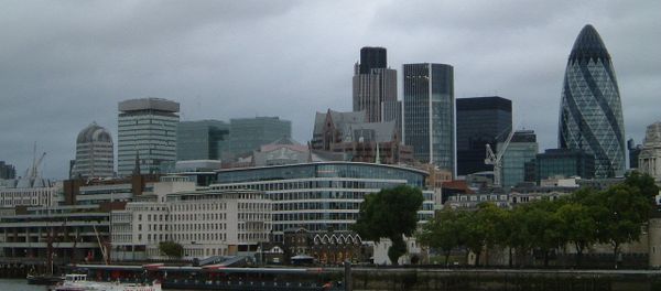 Modern-age buildings in the business area of London city. - Sputnik International