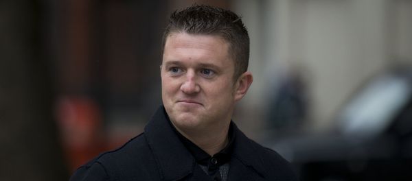 In this Wednesday, Oct. 16, 2013 file photo, Tommy Robinson the former leader of EDL English Defence League group arrives for an appearance at Westminster Magistrates Court in London - Sputnik International