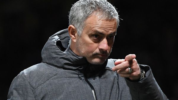 Manchester United manager Jose Mourinho is seen during the Champions League group stage clash with Russia club CSKA Moscow - Sputnik International