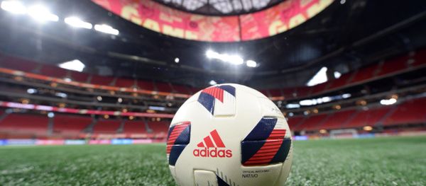 An Adidas soccer ball on the field prior to the 2018 MLS All Star Game between the MLS All-Stars and Juventus at Mercedes-Benz Stadium - Sputnik International