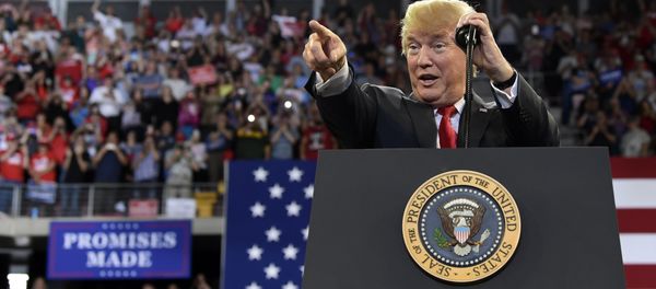 US-Präsident Donald Trump bei einer Kundgebung in der Stadt Duluth (US-Bundesstaat Minnesota) - Sputnik International