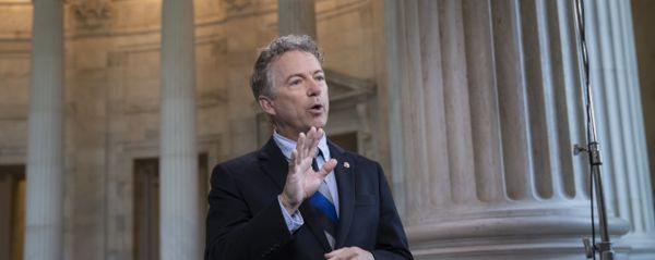 During a TV news interview, Sen. Rand Paul, R-Ky., defends President Donald Trump and his Helsinki news conference with Russian President Vladimir Putin whereTrump appeared to cast doubt on U.S. intelligence findings that Russia interfered in the 2016 election, on Capitol Hill in Washington, Tuesday, July 17, 2018 During a TV news interview, Sen. Rand Paul, R-Ky., defends President Donald Trump and his Helsinki news conference with Russian President Vladimir Putin whereTrump appeared to cast doubt on U.S. intelligence findings that Russia interfered in the 2016 election, on Capitol Hill in Washington, Tuesday, July 17, 2018 - Sputnik International