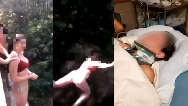 US Teen Breaks 5 Ribs After Being Pushed From 60-Foot Bridge by ‘Friend’ - Sputnik International