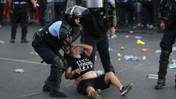 Protests in Romania. - Sputnik International