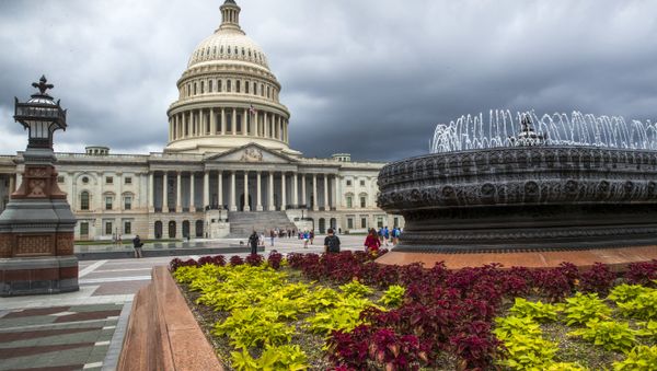 East Front of the U.S. Capitol in Washington is seen under stormy skies East Front of the U.S. Capitol in Washington is seen under stormy skies - Sputnik International