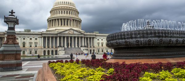 East Front of the U.S. Capitol in Washington is seen under stormy skies East Front of the U.S. Capitol in Washington is seen under stormy skies - Sputnik International