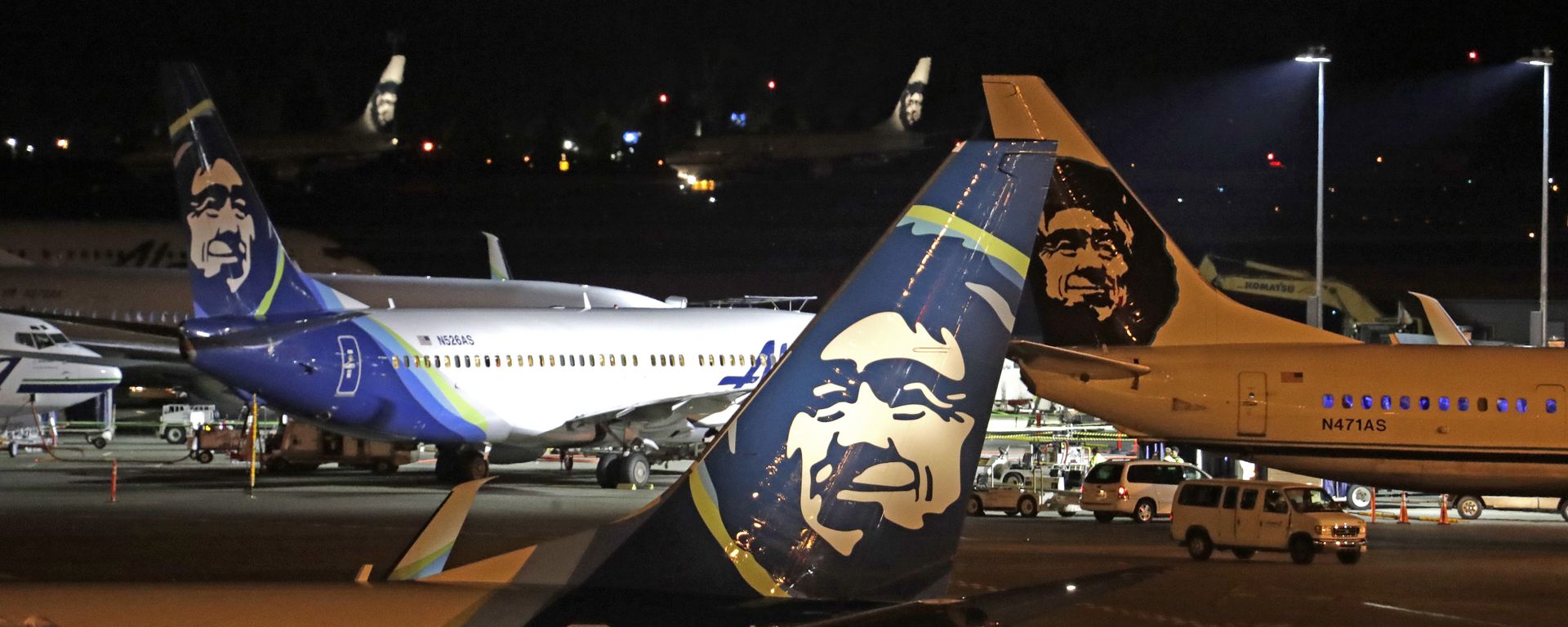 Alaska Airlines planes sit on the tarmac at Sea-Tac International Airport Friday evening, Aug. 10, 2018, in SeaTac, Washington - Sputnik International, 1920, 08.01.2024