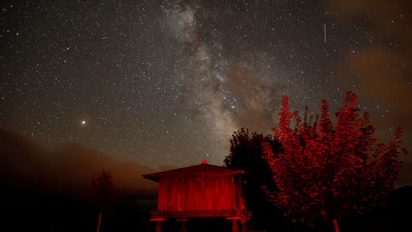 Night Sky Lit by Stunning Perseid Meteor Shower - Sputnik International