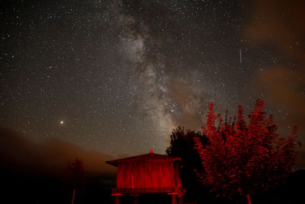 Night Sky Lit by Stunning Perseid Meteor Shower Night Sky Lit by Stunning Perseid Meteor Shower - Sputnik International