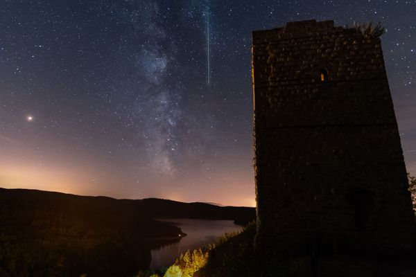 Night Sky Lit by Stunning Perseid Meteor Shower Night Sky Lit by Stunning Perseid Meteor Shower - Sputnik International