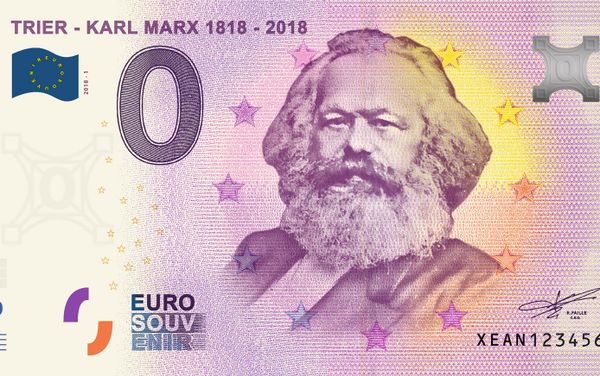 Souvenir 0 euro bill. Souvenir 0 euro bill. - Sputnik International