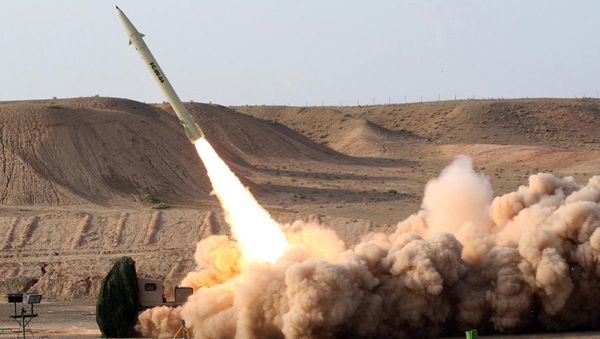 Test firing of Iran's domestically-built surface-to-surface Fateh 110 missile (File) - Sputnik International