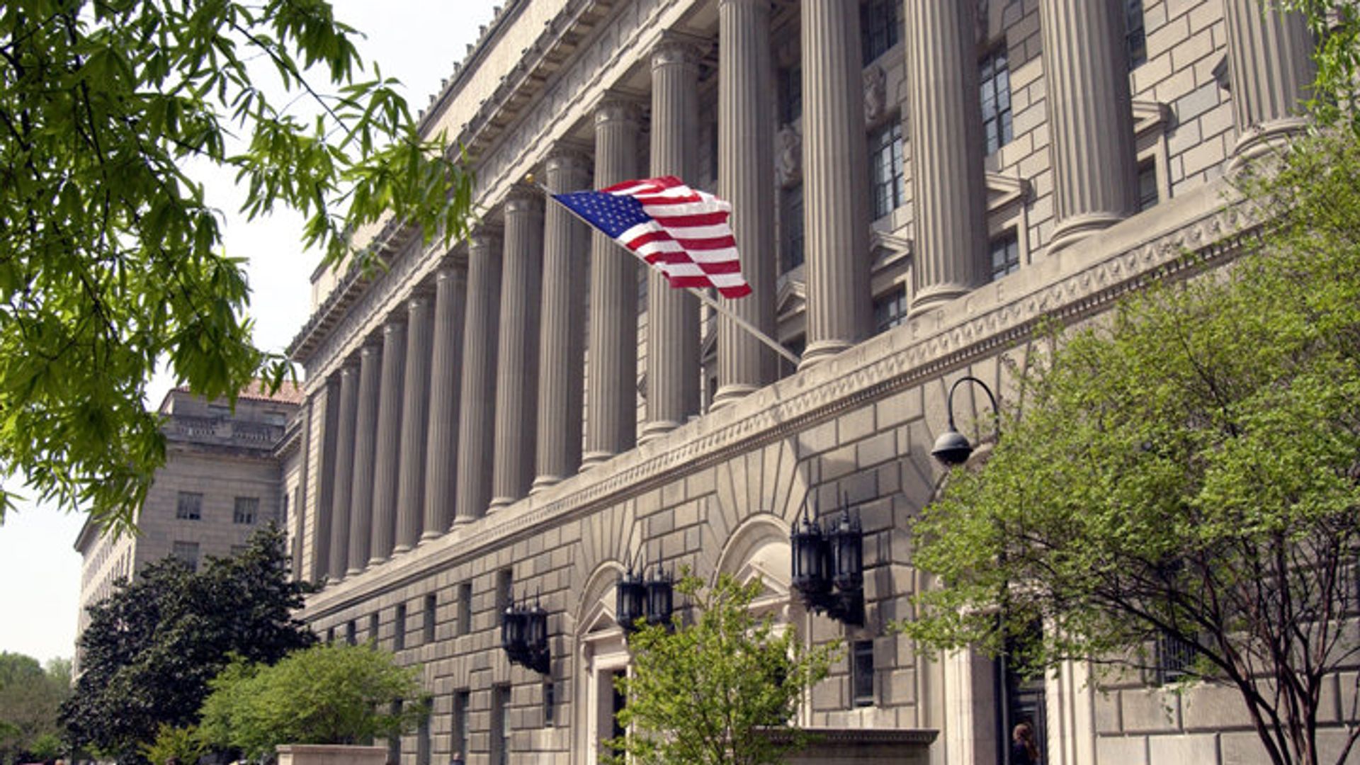 Main entrance US Commerce Department Building Main entrance US Commerce Department Building - Sputnik International, 1920, 28.07.2022