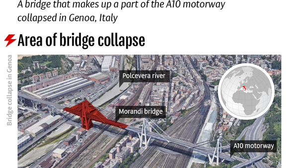Genoa Bridge Collapse - Sputnik International