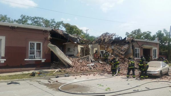 The aftermath of a natural gas explosion in an apartment in Denver, Colorado, August 14, 2018. - Sputnik International
