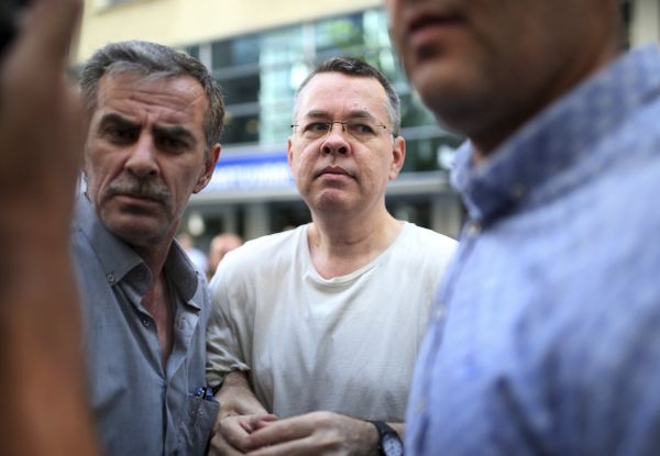 Andrew Craig Brunson, an evangelical pastor from Black Mountain, North Carolina, arrives at his house in Izmir, Turkey. - Sputnik International