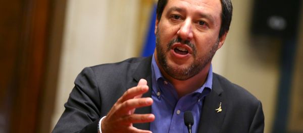 League party leader Matteo Salvini speaks at the media after a round of consultations with Italy's newly appointed Prime Minister Giuseppe Conte at the Lower House in Rome, Italy, May 24, 2018 League party leader Matteo Salvini speaks at the media after a round of consultations with Italy's newly appointed Prime Minister Giuseppe Conte at the Lower House in Rome, Italy, May 24, 2018 - Sputnik International