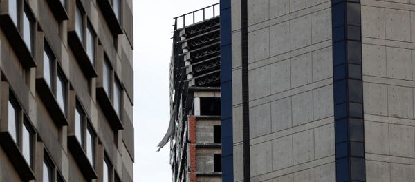 Structural damage is seen on the top five floors of an abandoned 45-storey skyscraper known as the Tower of David after an earthquake in Caracas, Venezuela August 21, 2018 Structural damage is seen on the top five floors of an abandoned 45-storey skyscraper known as the Tower of David after an earthquake in Caracas, Venezuela August 21, 2018 - Sputnik International