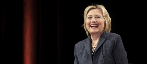 Hillary Clinton gives a lecture in the Edmund Burke Lecture Theatre, Trinity College Dublin ahead of receiving an honorary degree from the university, in Dublin, Friday, June 22, 2018 - Sputnik International