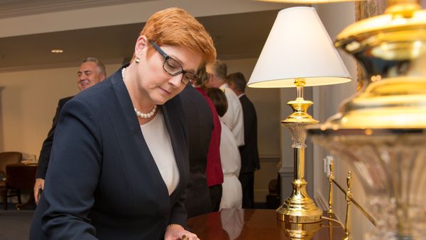 Australia’s Minister for Defense Marise Payne at the Pentagon in Washington, D.C., Sept. 20, 2017. - Sputnik International