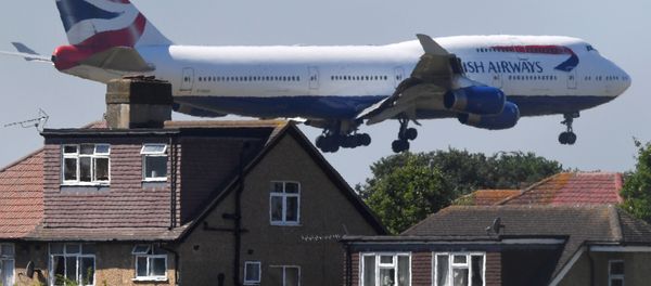 A British Airways Boeing 747 comes in to land at Heathrow aiport in London, Britain, June 25, 2018 - Sputnik International