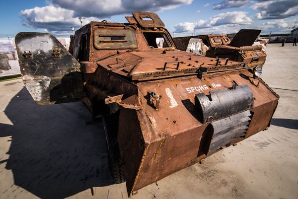 Spoils of War: Russia Displays Weapons Seized From Syrian Militants - Sputnik International