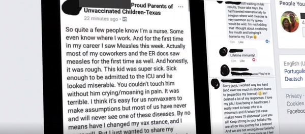 US Nurse Fired for Sharing Baby’s Measles Diagnosis on Anti-Vaccine FB Page - Sputnik International