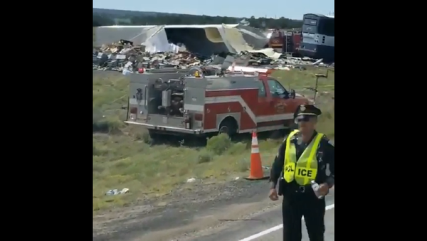 A Greyhound commercial transportation bus traveling westbound from Albuquerque to Phoenix, Arizona crashed with 47 people on board on Thursday resulting in multiple fatalities. Multiple serious injuries are also reported. - Sputnik International